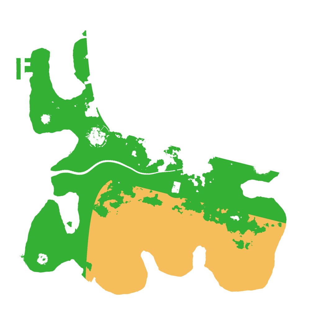 Biome Rust Map: Procedural Map, Size: 3000, Seed: 109184213