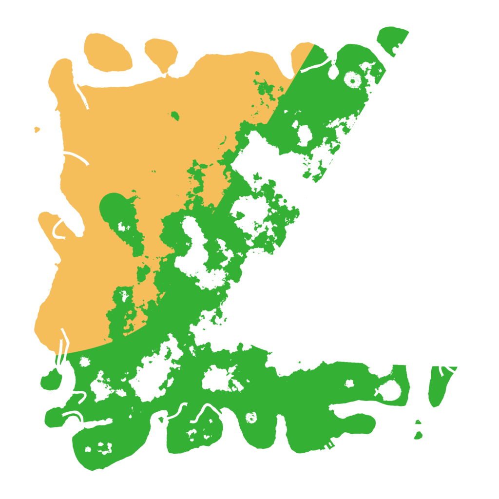 Biome Rust Map: Procedural Map, Size: 4500, Seed: 1234652