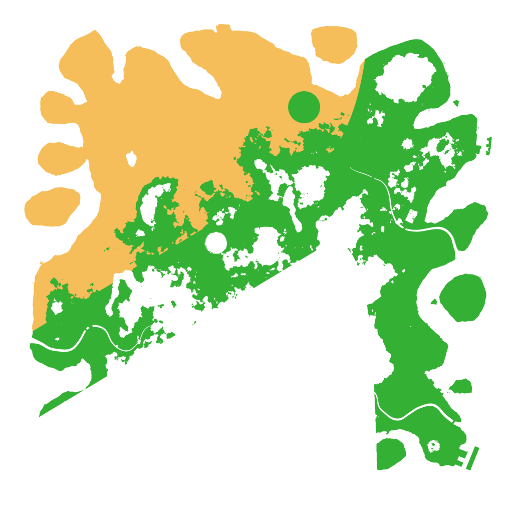Biome Rust Map: Procedural Map, Size: 4250, Seed: 1218481551