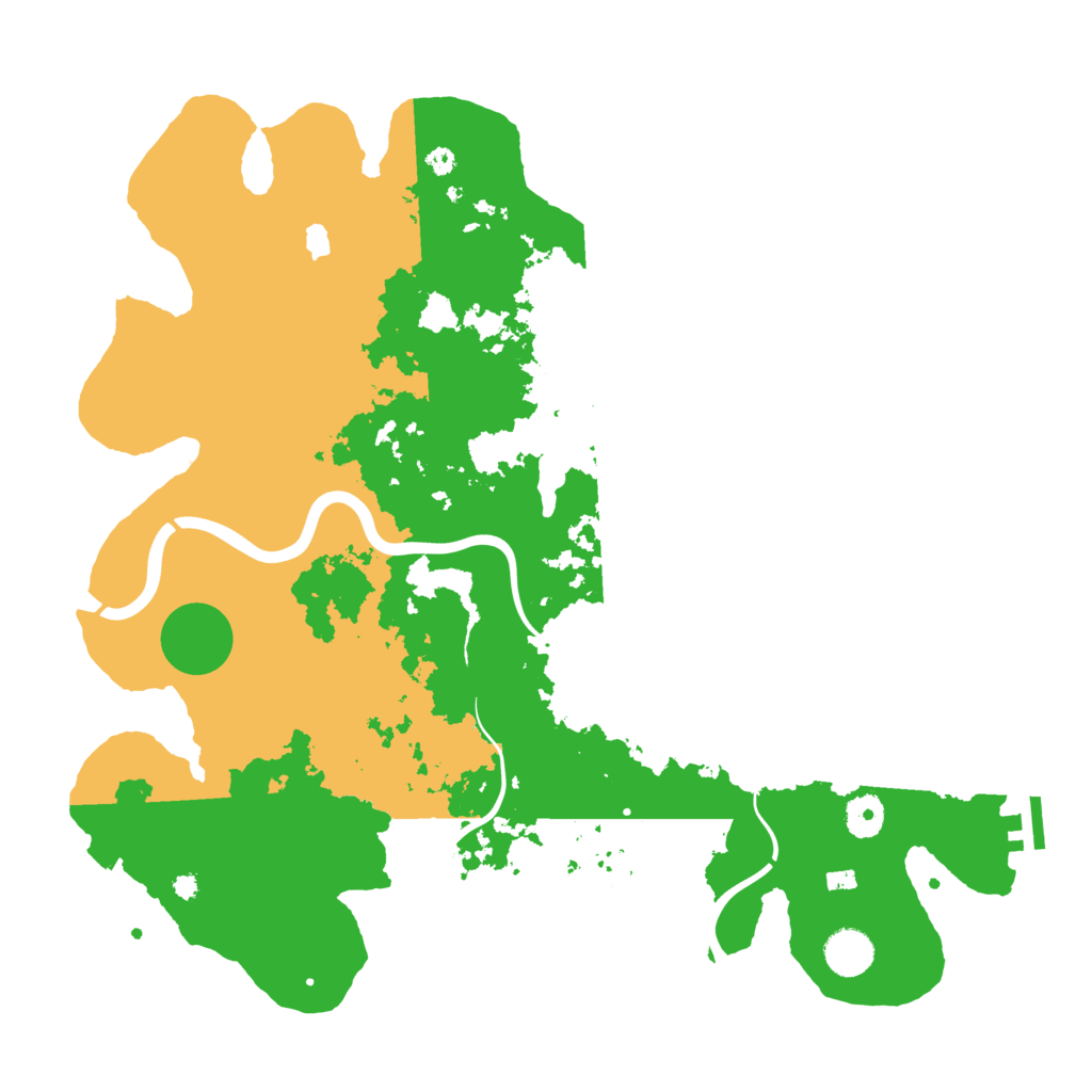 Biome Rust Map: Procedural Map, Size: 4000, Seed: 1107112501