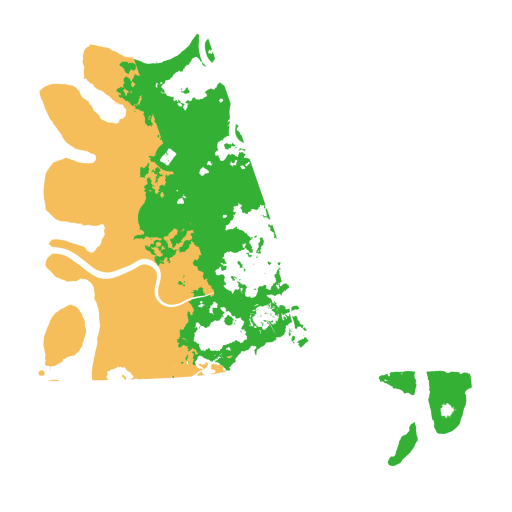 Biome Rust Map: Procedural Map, Size: 3500, Seed: 144844557