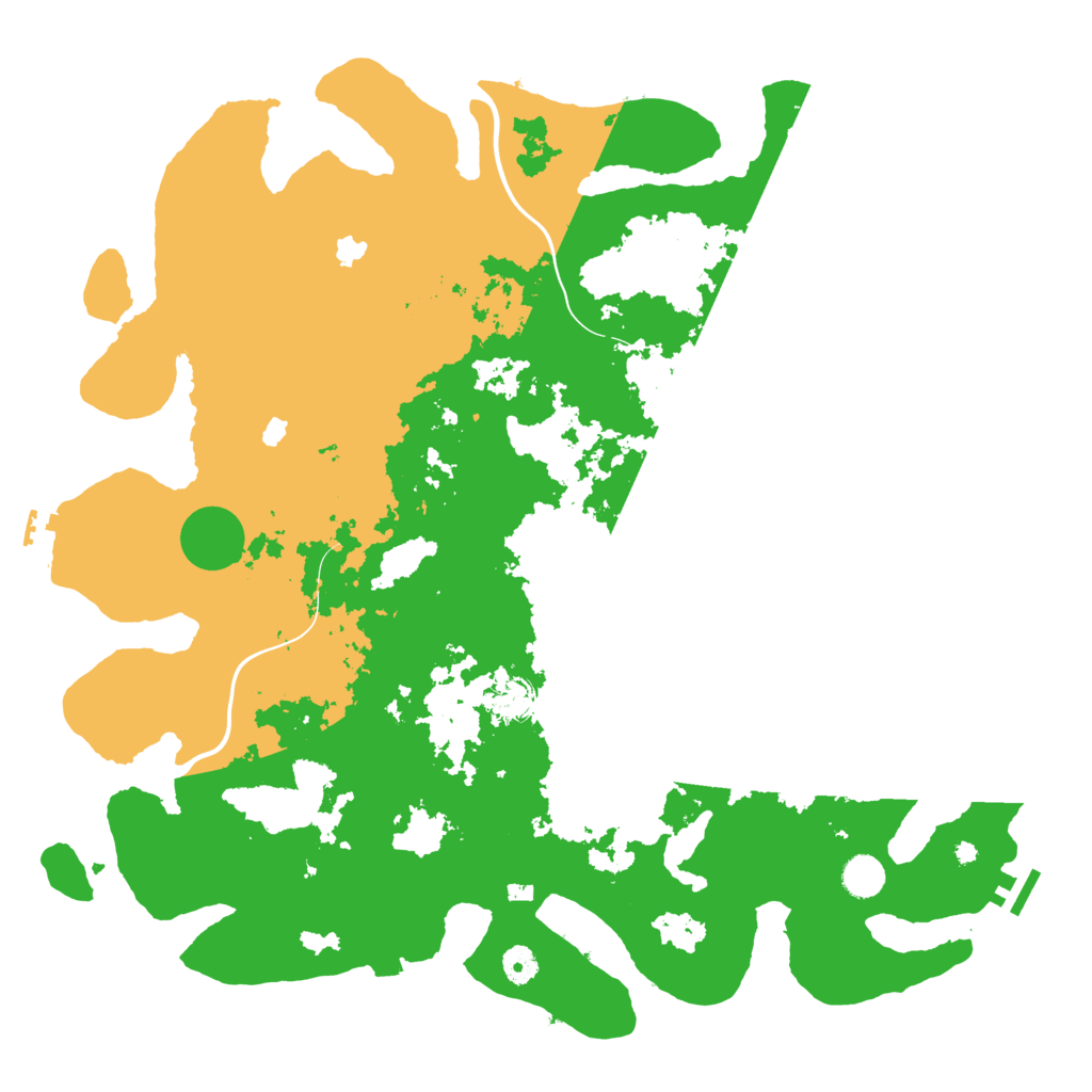 Biome Rust Map: Procedural Map, Size: 4500, Seed: 19931016