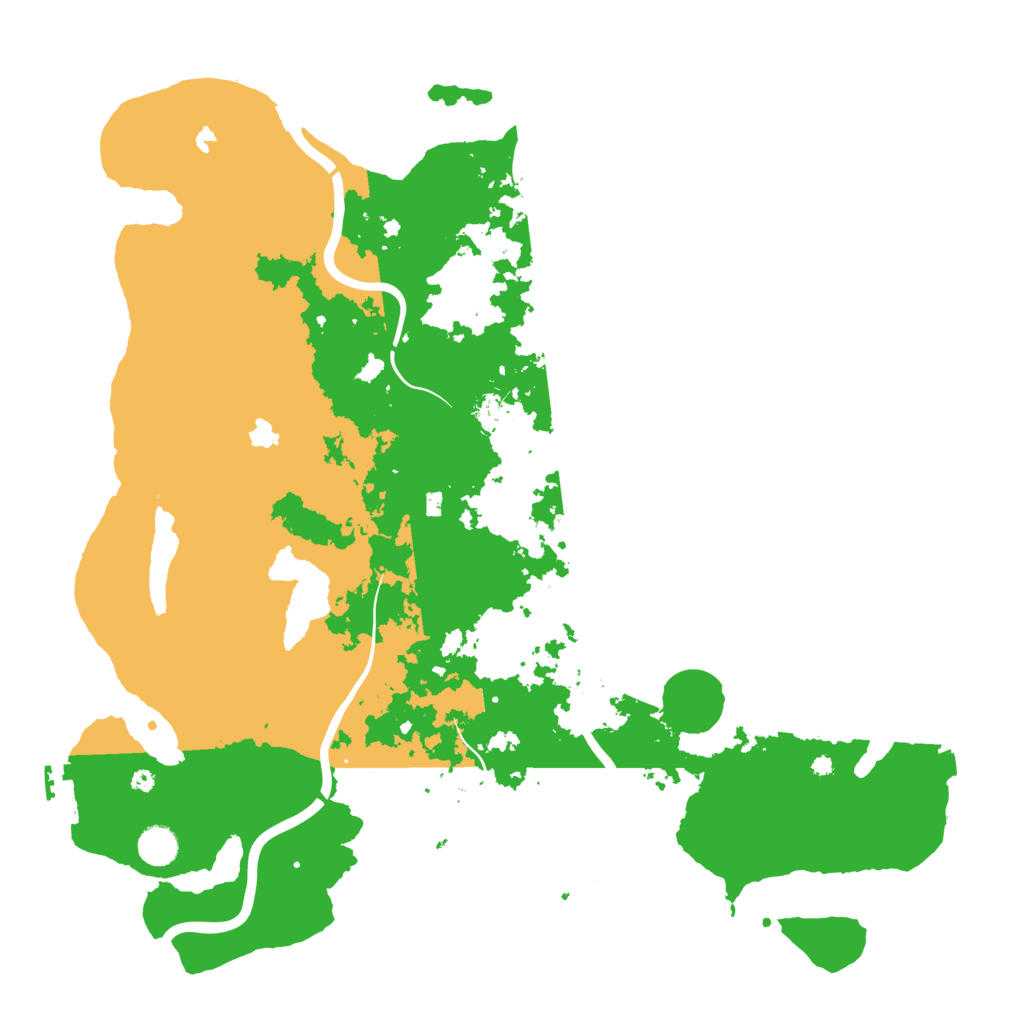 Biome Rust Map: Procedural Map, Size: 4500, Seed: 1987436981