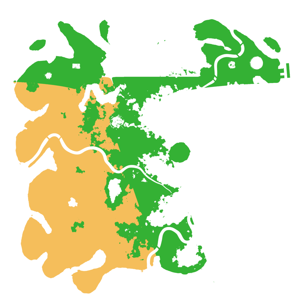 Biome Rust Map: Procedural Map, Size: 4250, Seed: 1244722715