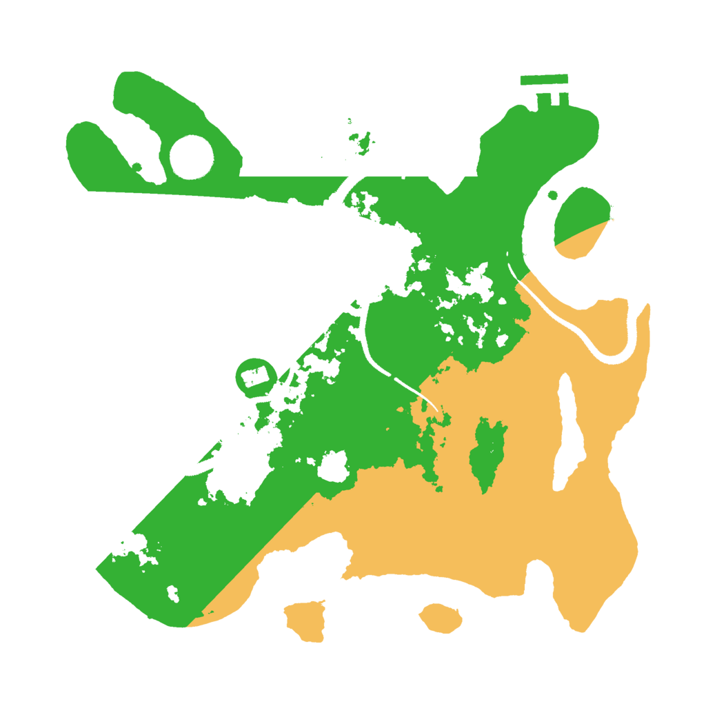 Biome Rust Map: Procedural Map, Size: 3000, Seed: 838872309