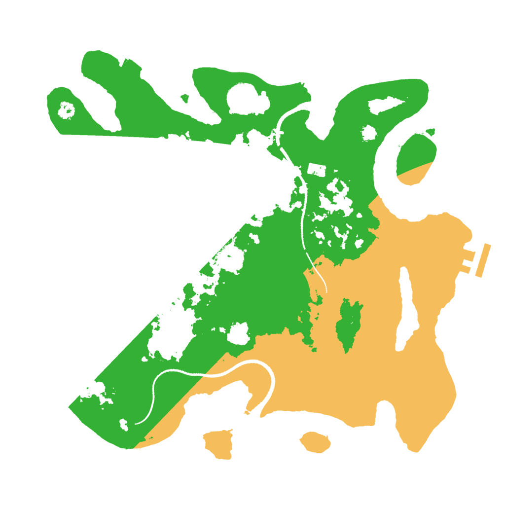 Biome Rust Map: Procedural Map, Size: 3000, Seed: 838872309