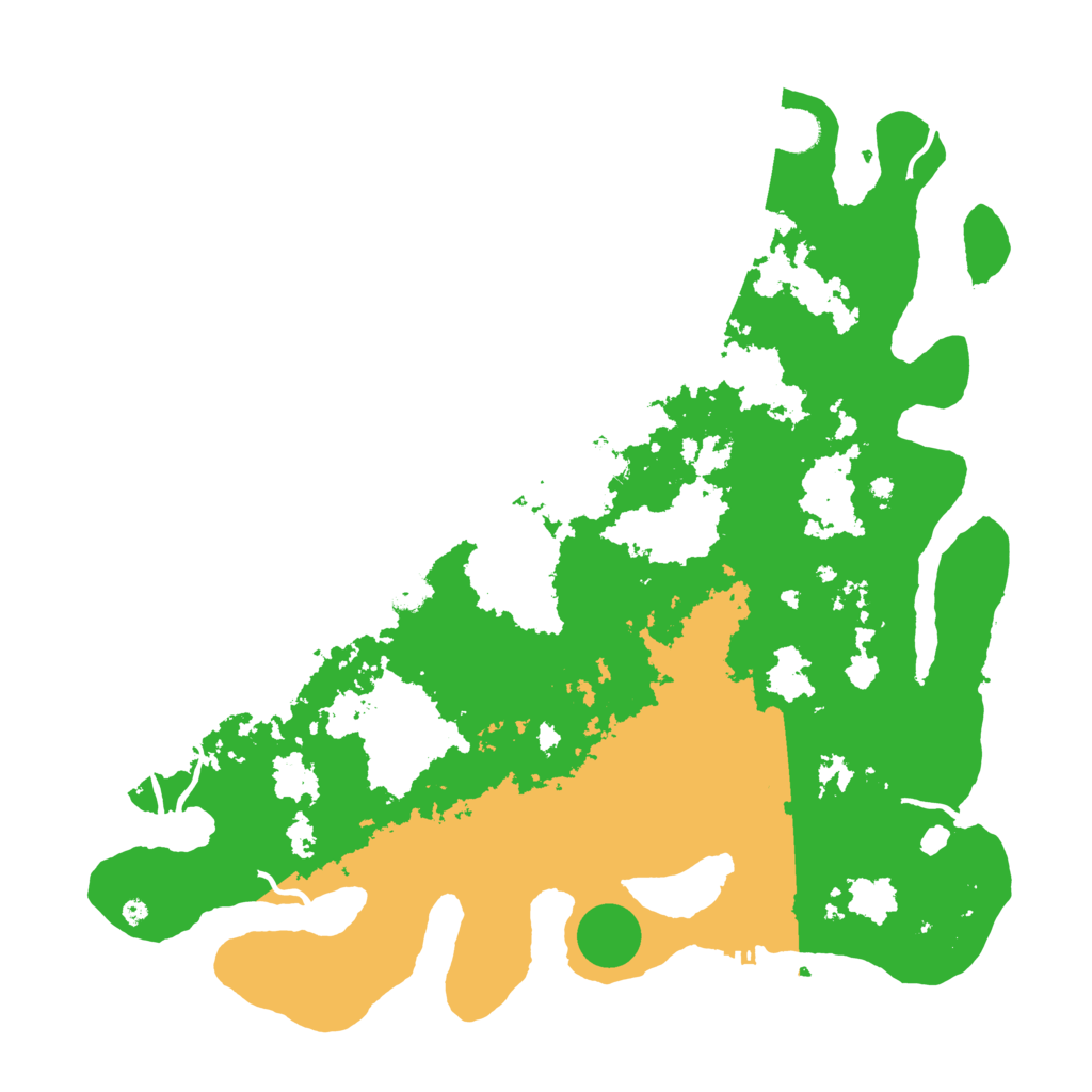 Biome Rust Map: Procedural Map, Size: 4500, Seed: 948565