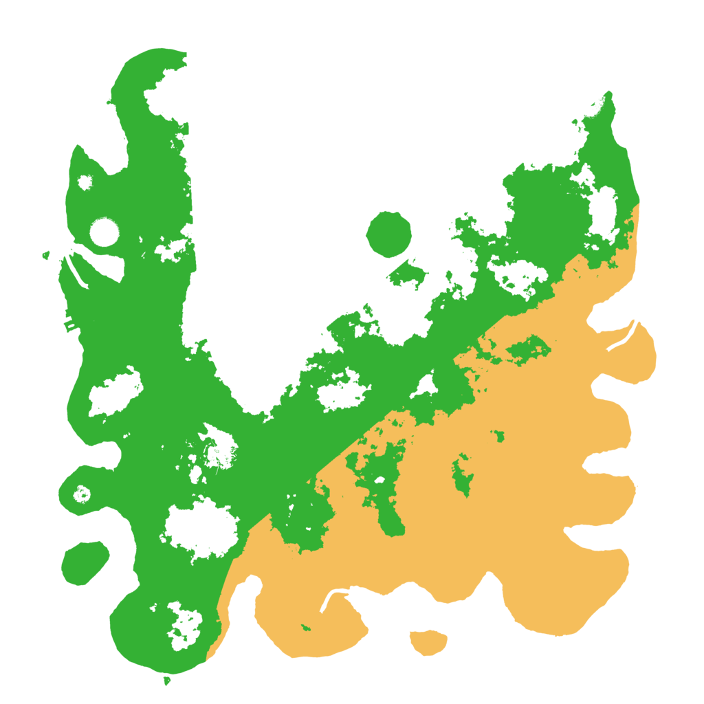 Biome Rust Map: Procedural Map, Size: 4300, Seed: 540390388