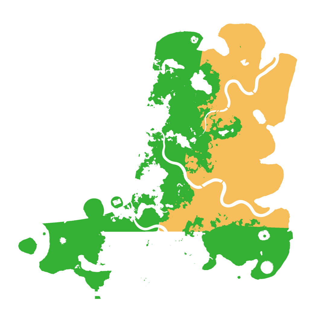 Biome Rust Map: Procedural Map, Size: 4300, Seed: 924503779