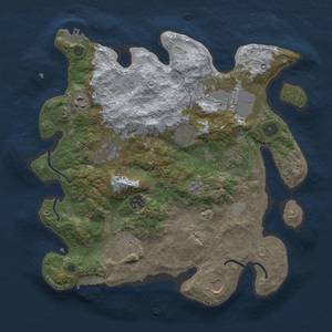 Thumbnail Rust Map: Procedural Map, Size: 3500, Seed: 12598, 18 Monuments