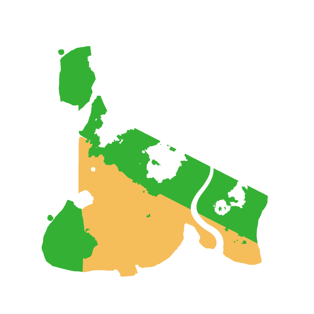 Biome Rust Map: Procedural Map, Size: 2100, Seed: 1221