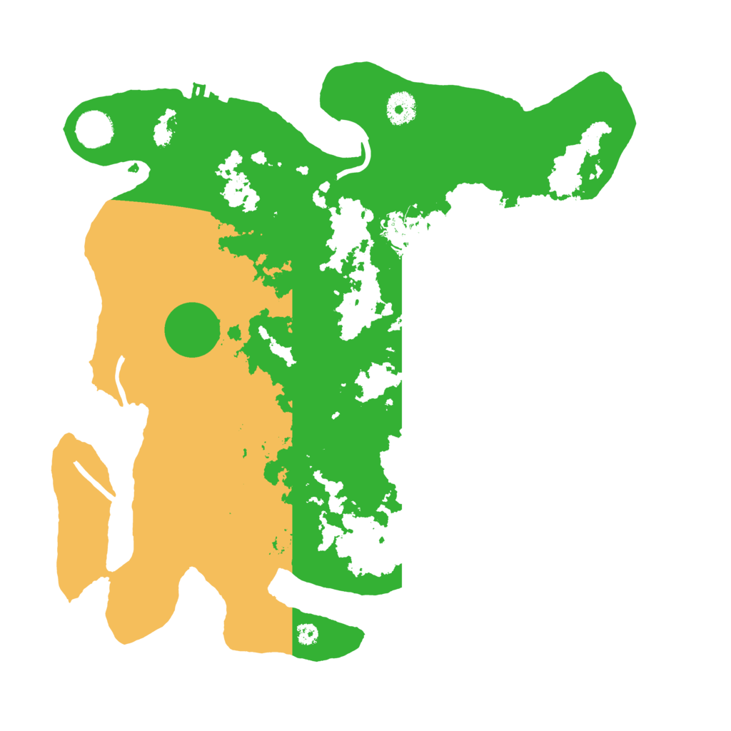 Biome Rust Map: Procedural Map, Size: 3500, Seed: 1626185062