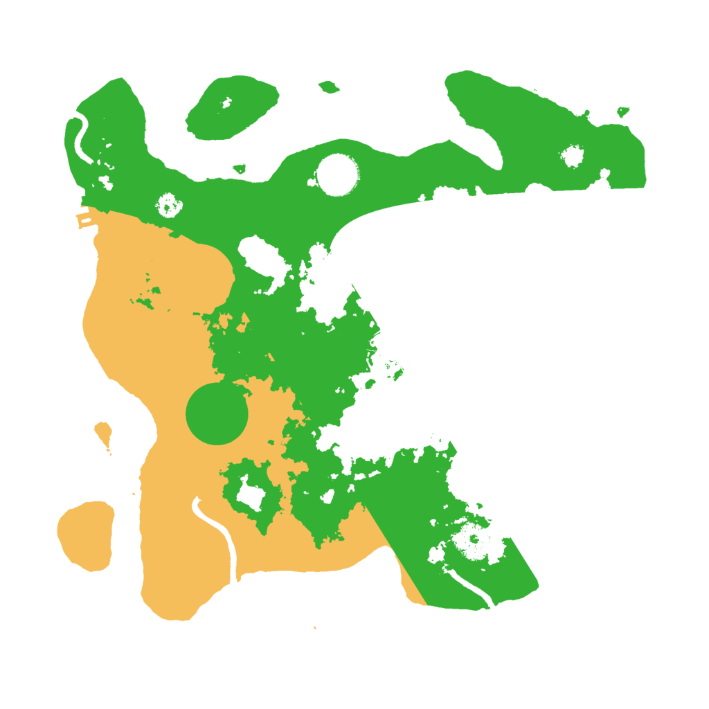 Biome Rust Map: Procedural Map, Size: 3000, Seed: 885246223