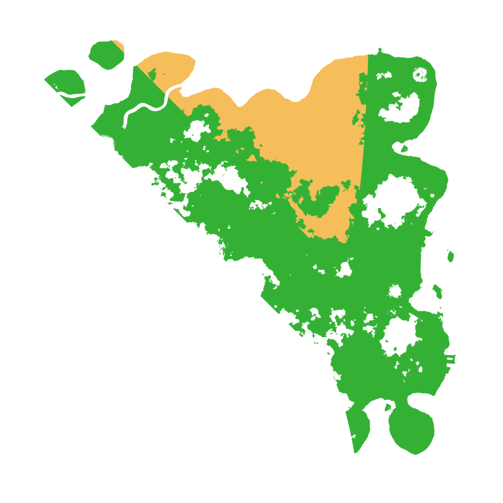 Biome Rust Map: Procedural Map, Size: 3500, Seed: 1591641356
