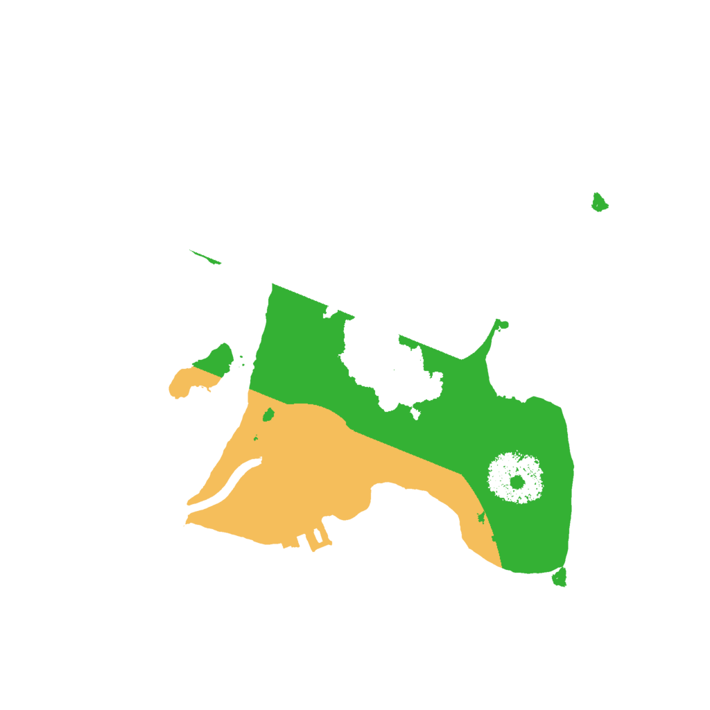 Biome Rust Map: Procedural Map, Size: 2000, Seed: 1296041039