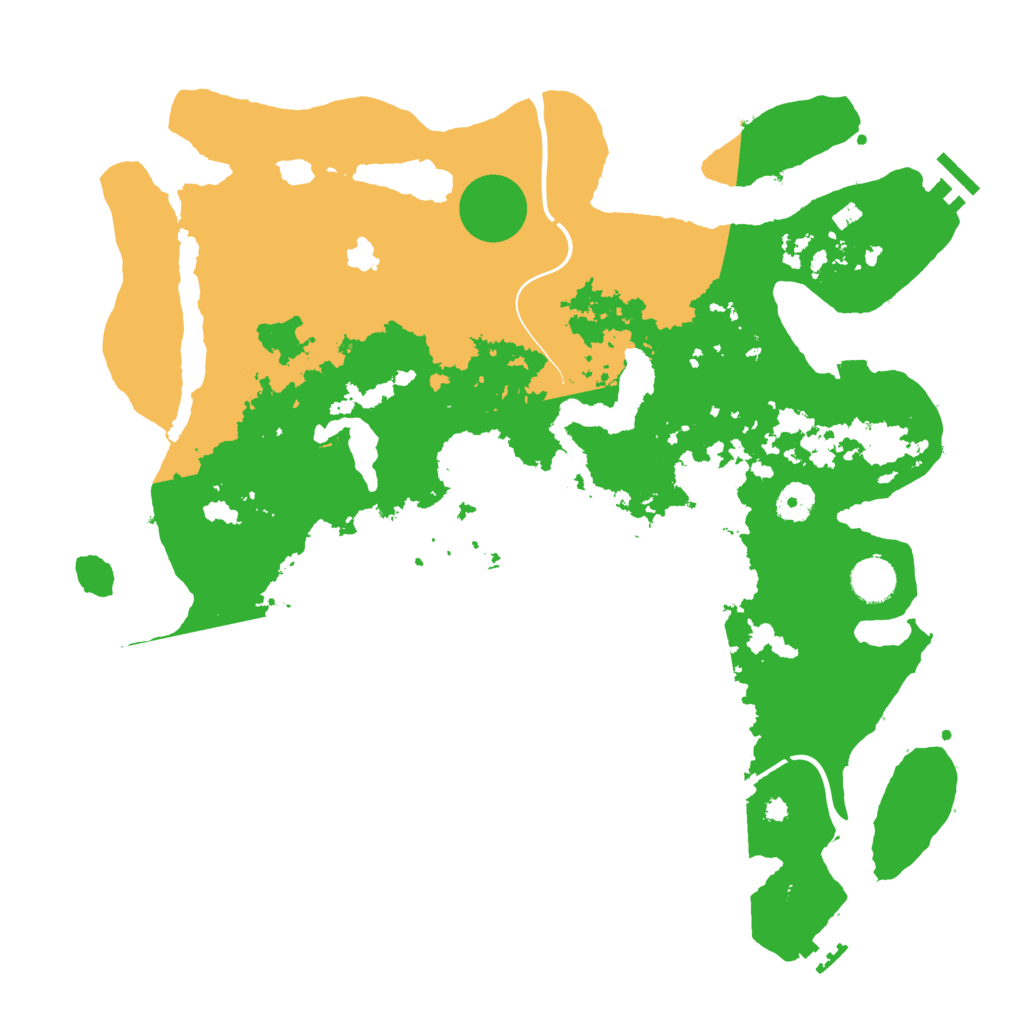 Biome Rust Map: Procedural Map, Size: 4000, Seed: 1992854558