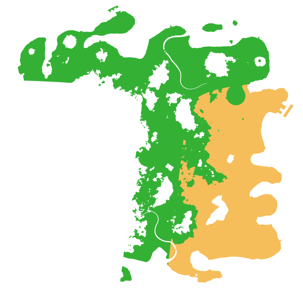 Biome Rust Map: Procedural Map, Size: 4250, Seed: 79072