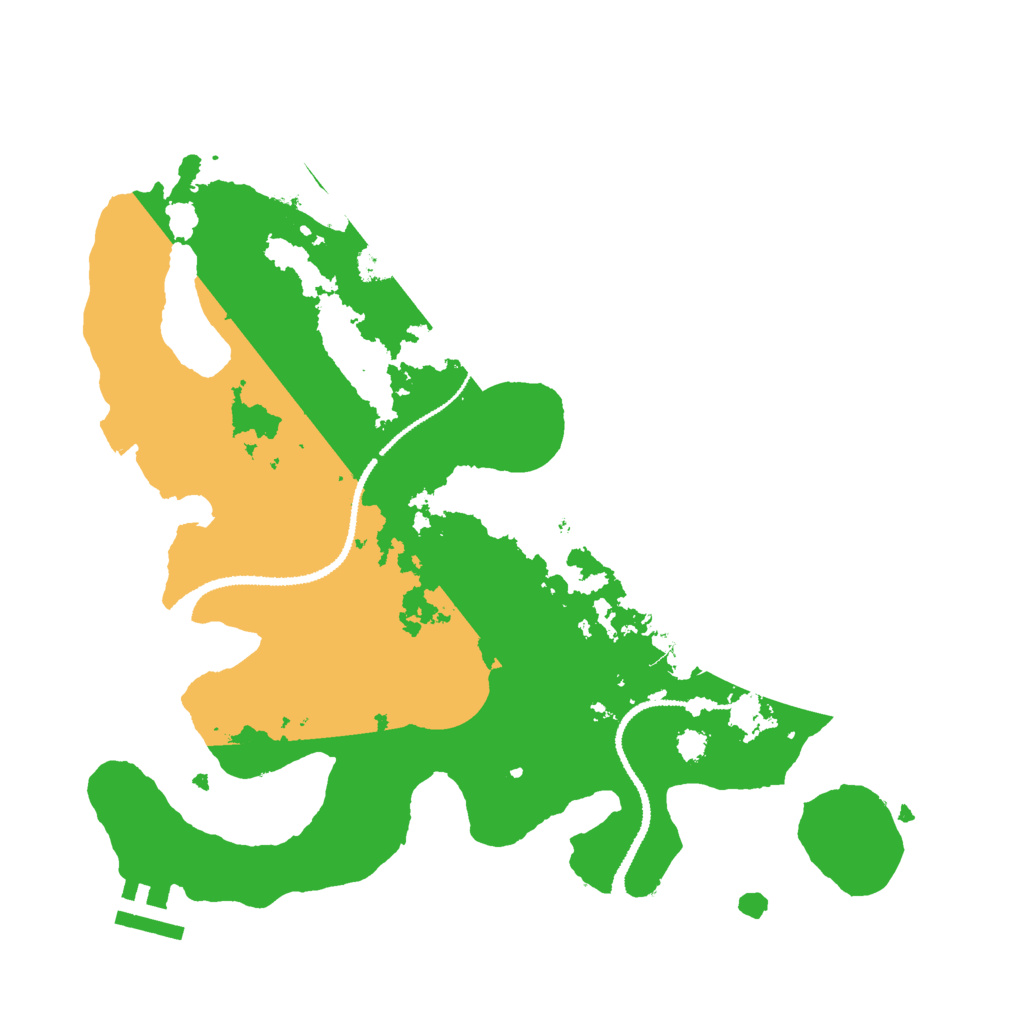 Biome Rust Map: Procedural Map, Size: 3000, Seed: 77926