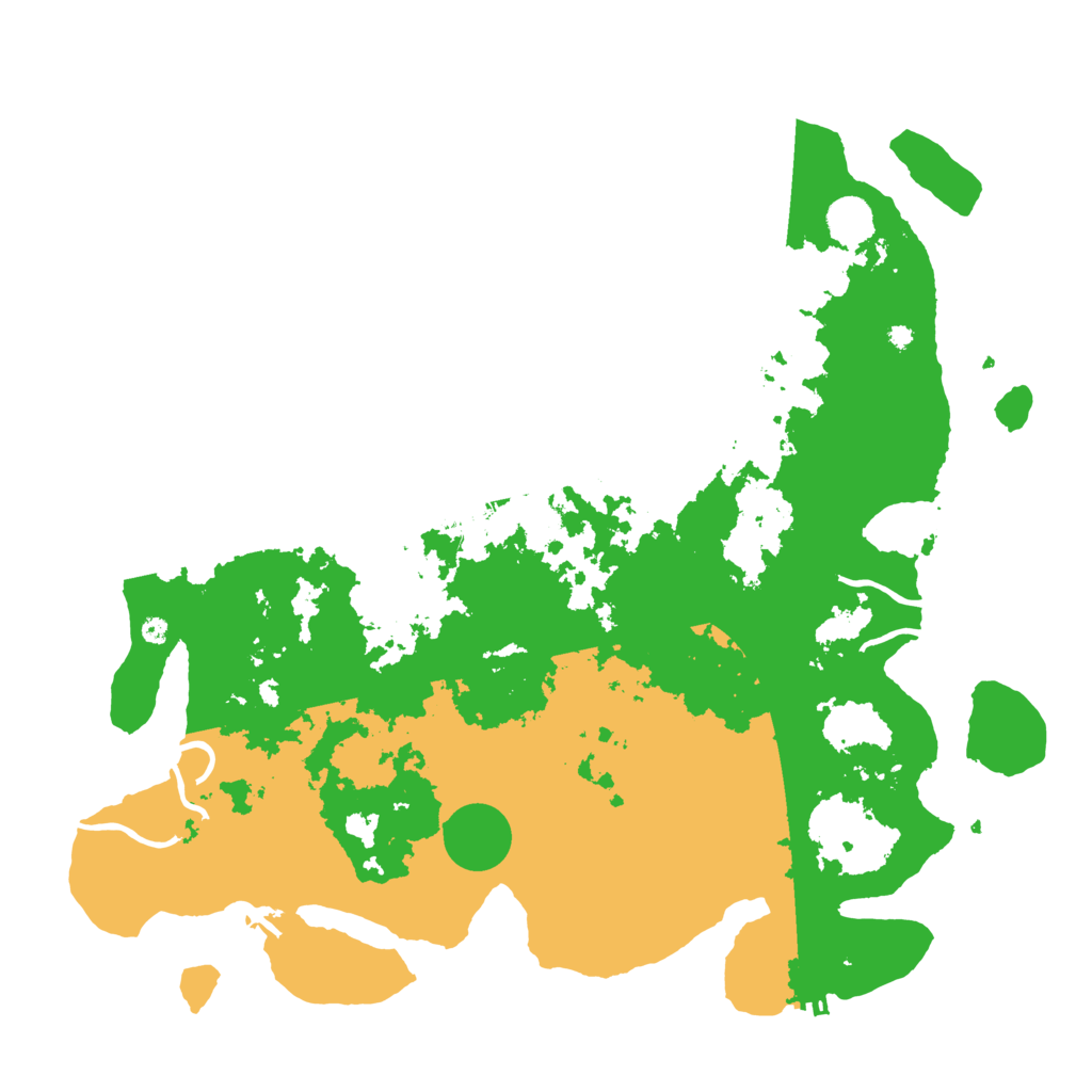 Biome Rust Map: Procedural Map, Size: 4250, Seed: 79932