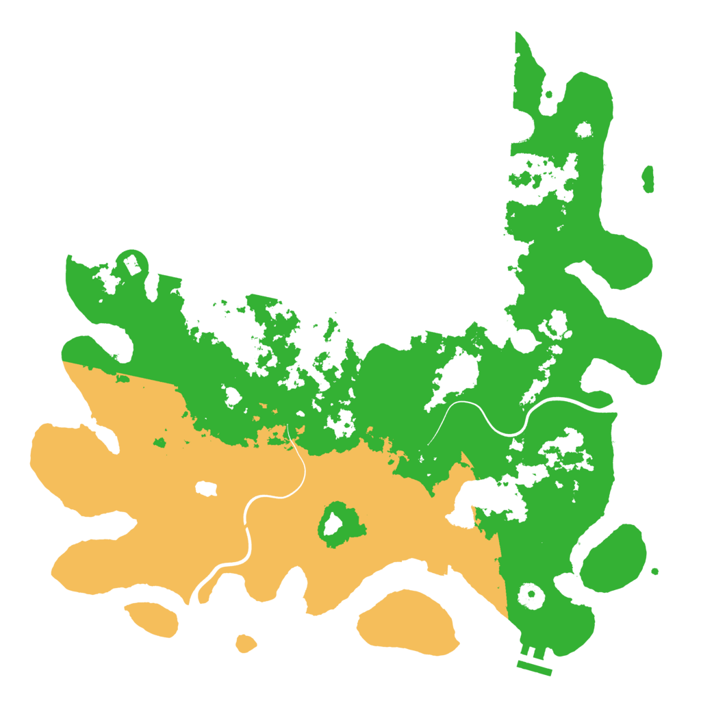 Biome Rust Map: Procedural Map, Size: 4000, Seed: 1074376271