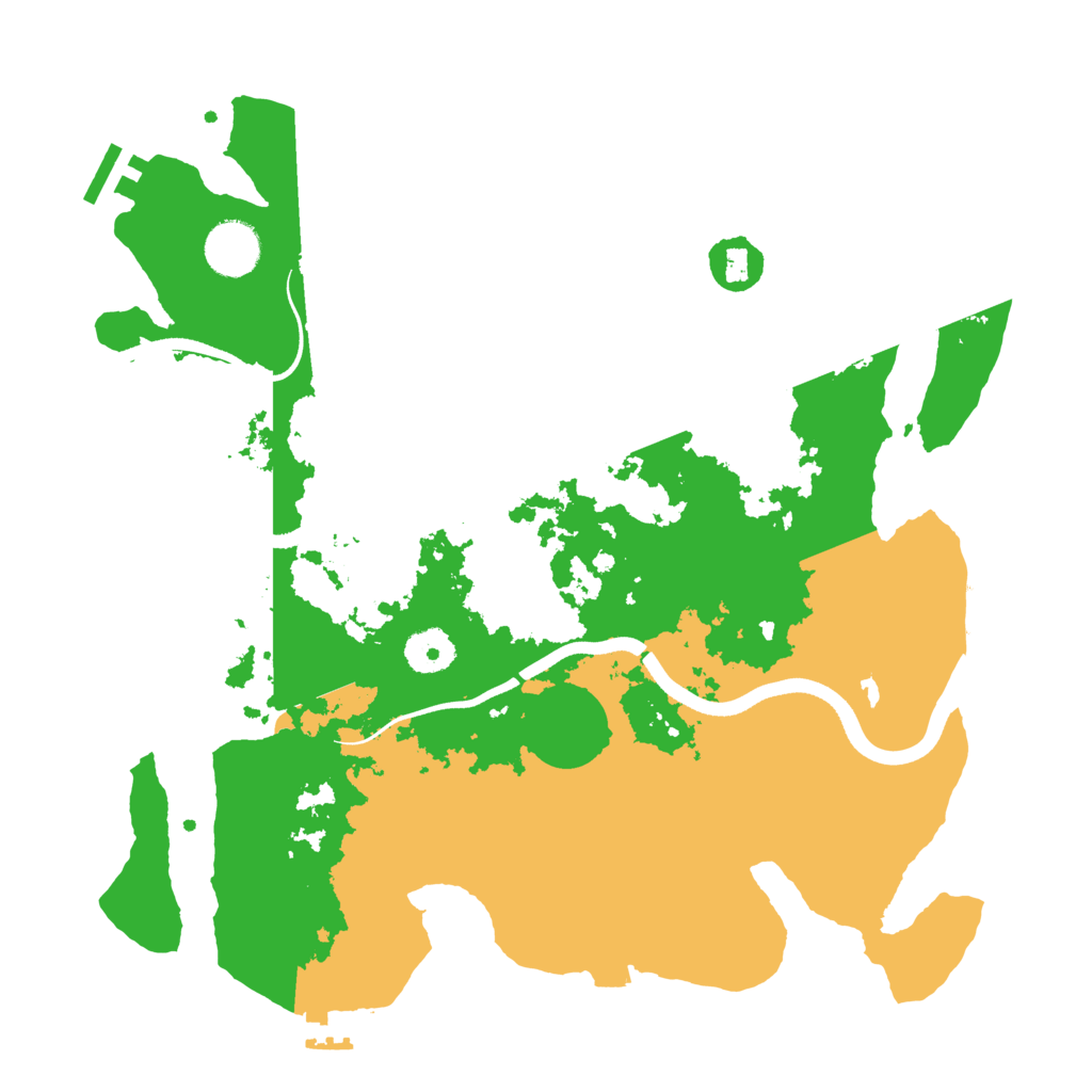 Biome Rust Map: Procedural Map, Size: 3500, Seed: 1590078325