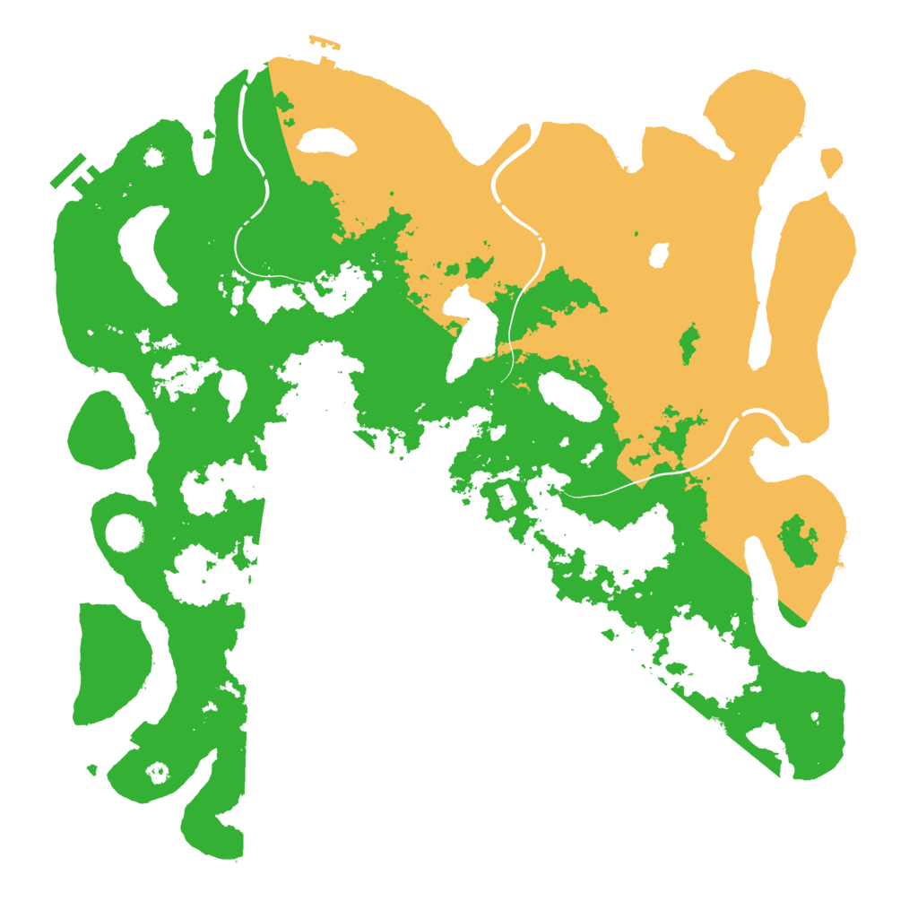 Biome Rust Map: Procedural Map, Size: 4250, Seed: 22014