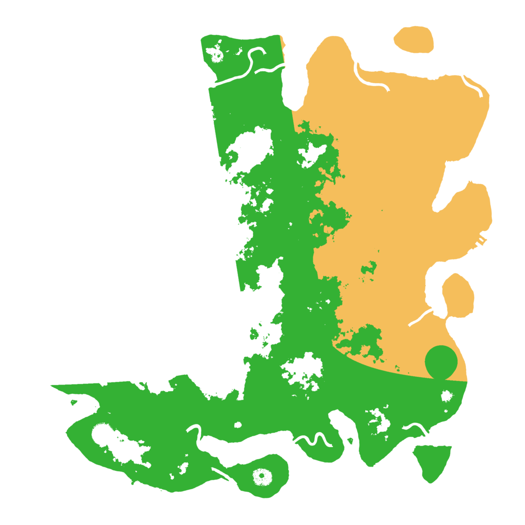 Biome Rust Map: Procedural Map, Size: 4250, Seed: 93495