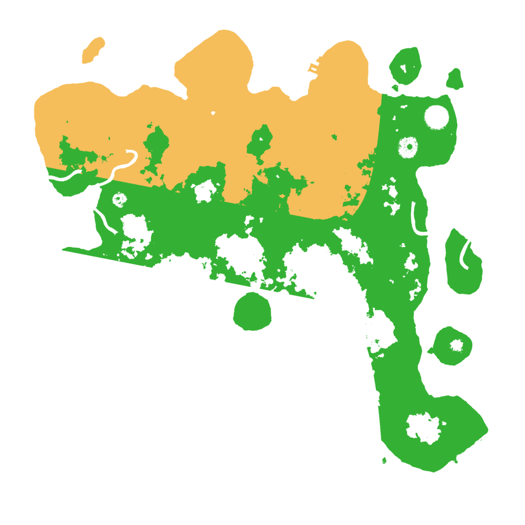 Biome Rust Map: Procedural Map, Size: 3800, Seed: 48346