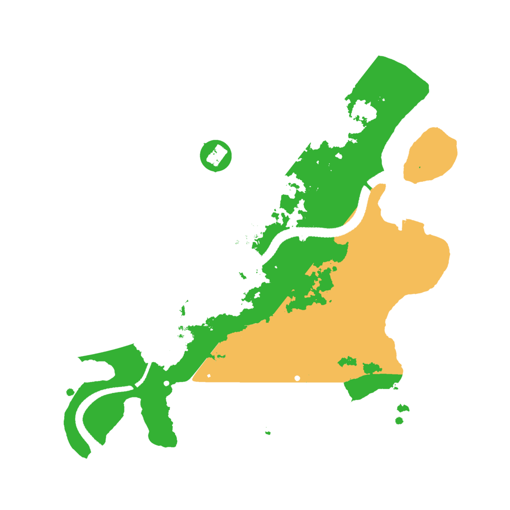 Biome Rust Map: Procedural Map, Size: 2700, Seed: 55