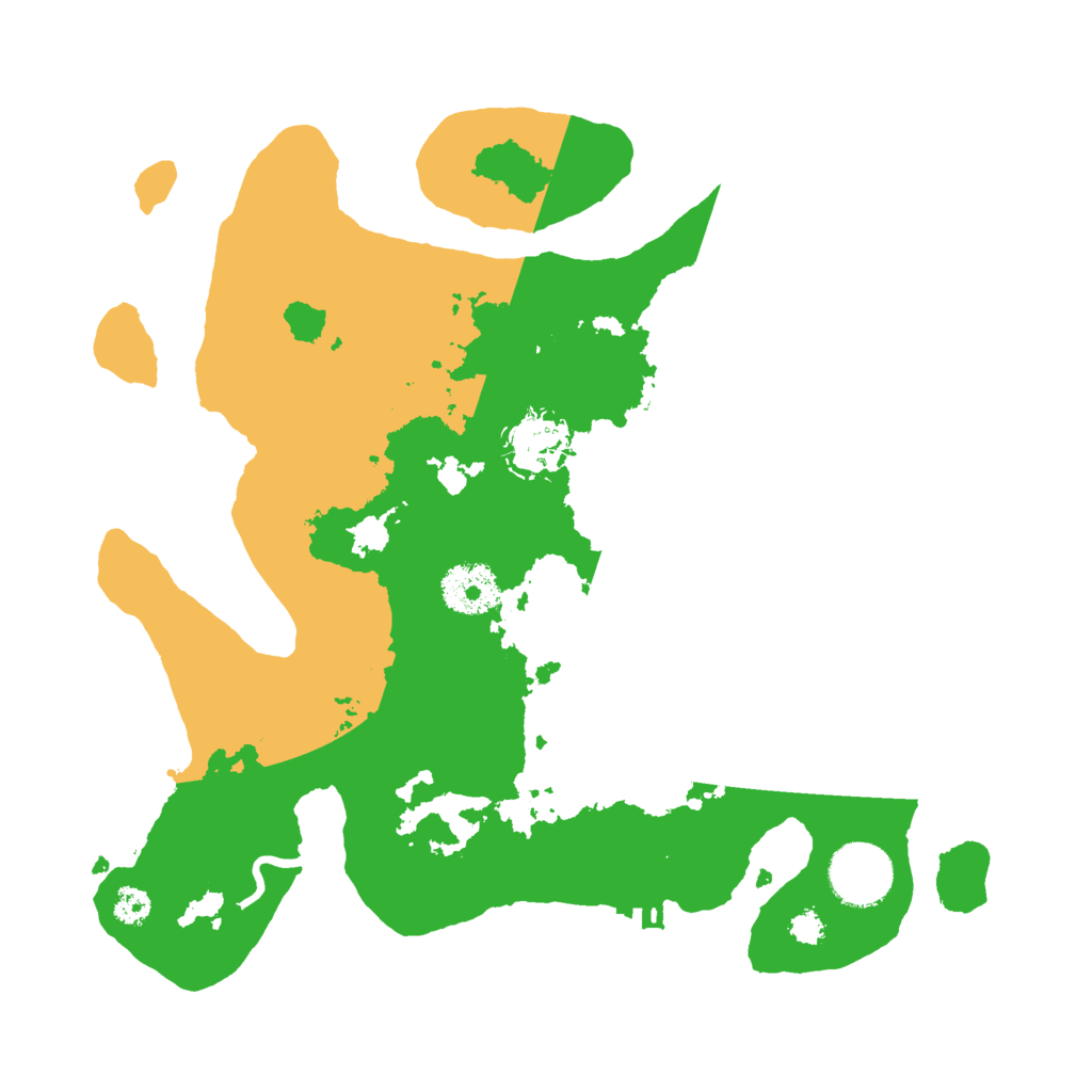 Biome Rust Map: Procedural Map, Size: 3000, Seed: 13922