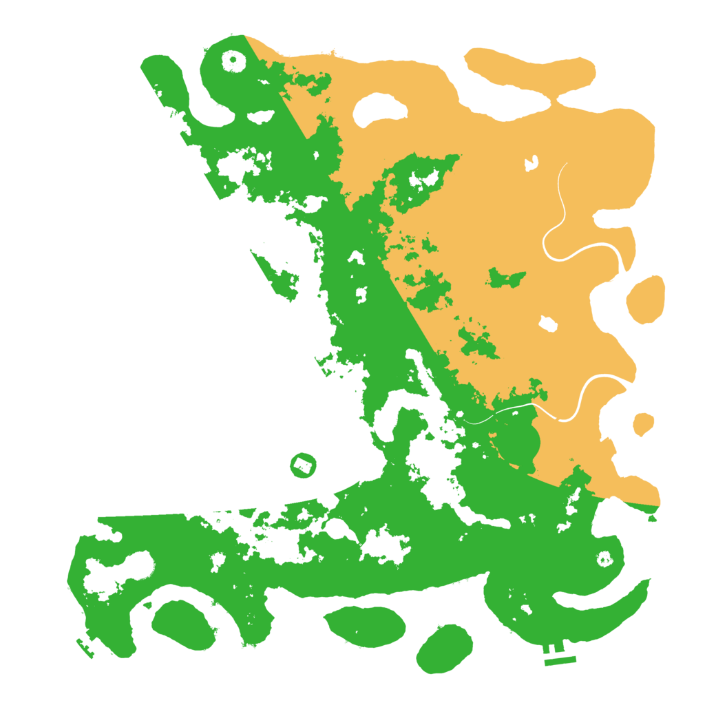 Biome Rust Map: Procedural Map, Size: 4500, Seed: 1522798764