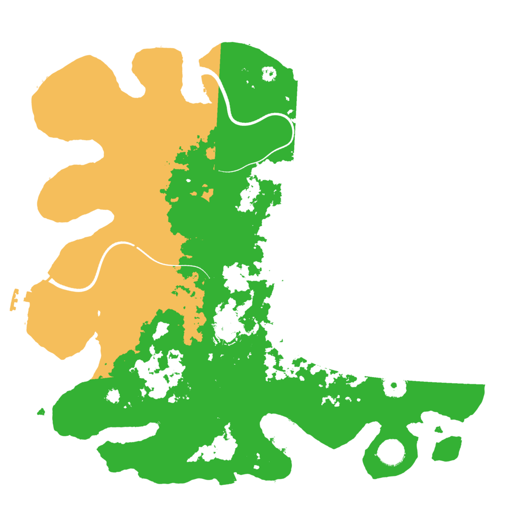 Biome Rust Map: Procedural Map, Size: 3500, Seed: 2024710817