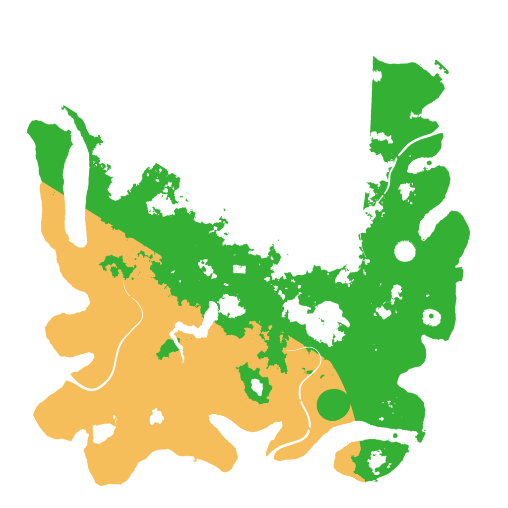 Biome Rust Map: Procedural Map, Size: 4250, Seed: 58157