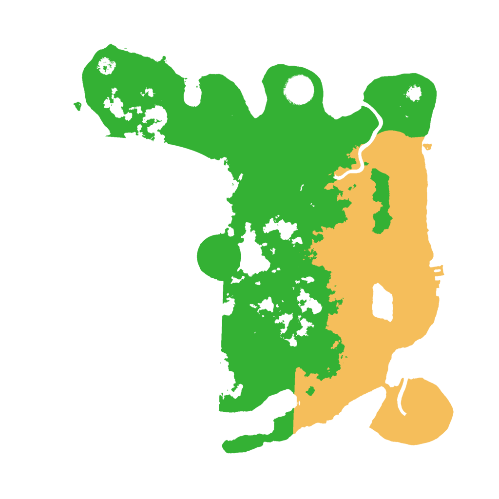 Biome Rust Map: Procedural Map, Size: 3000, Seed: 2446771