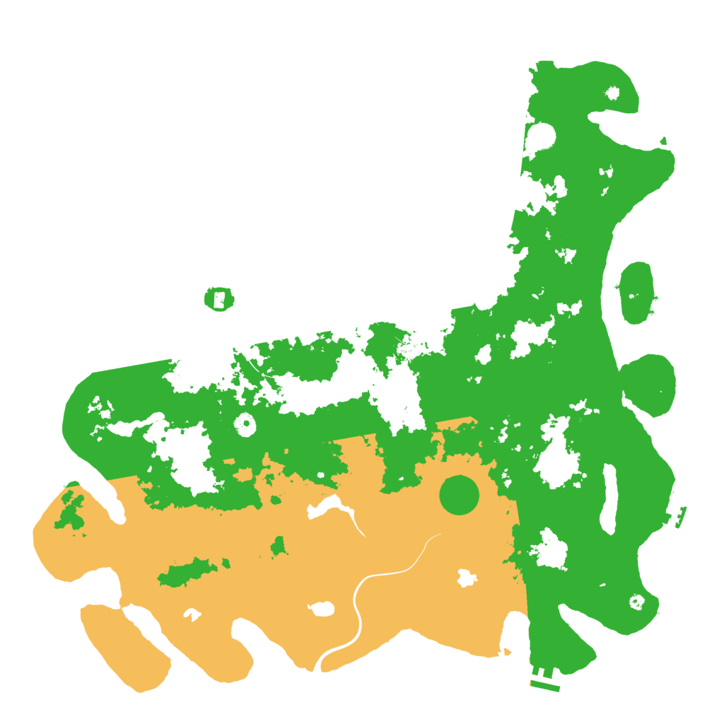 Biome Rust Map: Procedural Map, Size: 4800, Seed: 37300