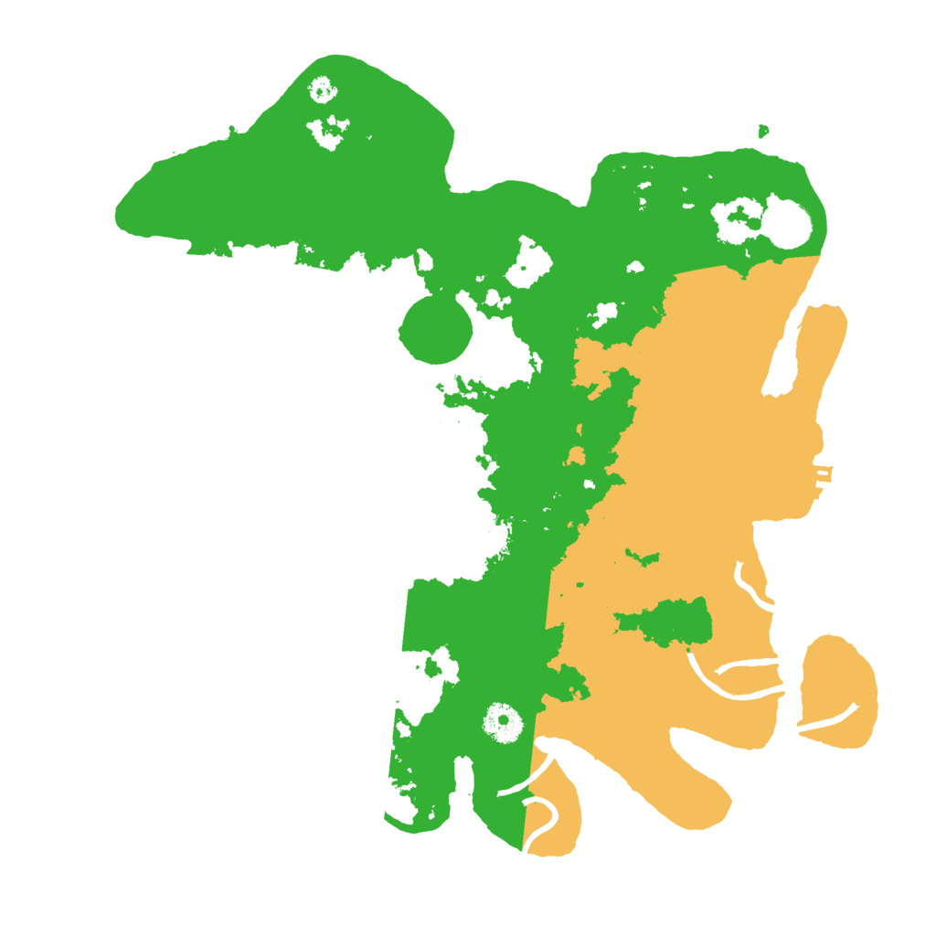 Biome Rust Map: Procedural Map, Size: 3600, Seed: 317060514