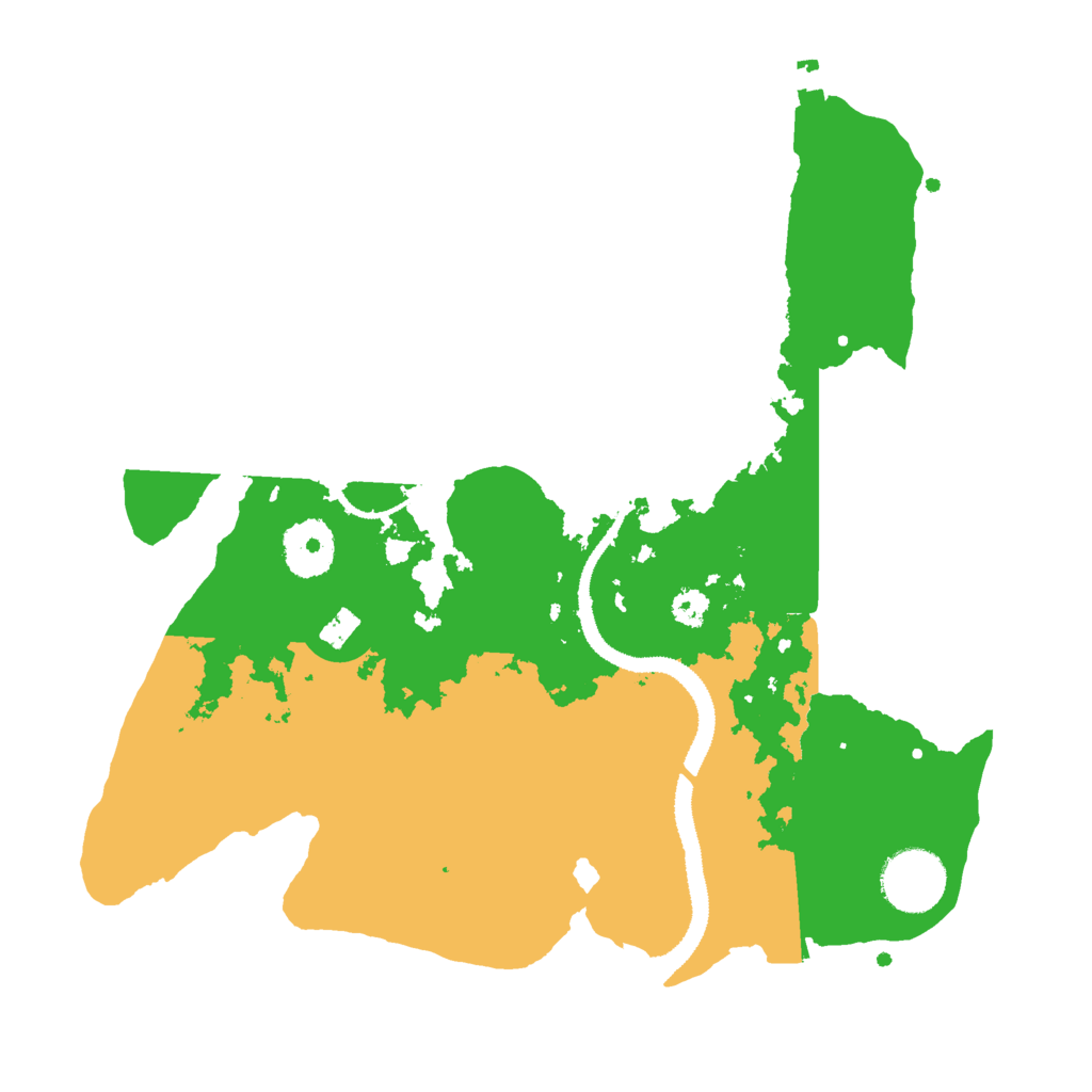 Biome Rust Map: Procedural Map, Size: 3000, Seed: 712301716