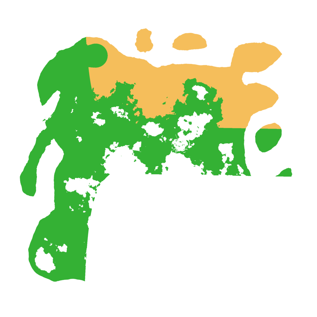 Biome Rust Map: Barren, Size: 3500, Seed: 251273011