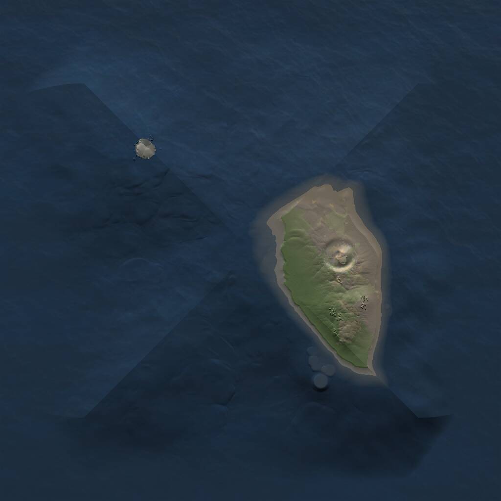 Rust Map: Procedural Map, Size: 1000, Seed: 43523423, 1 Monuments