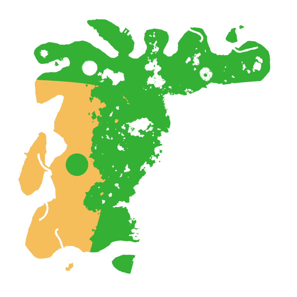 Biome Rust Map: Procedural Map, Size: 3500, Seed: 2068852861