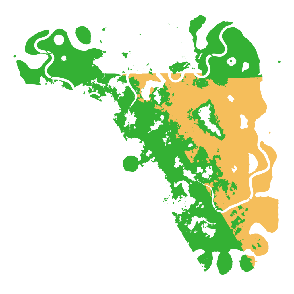 Biome Rust Map: Procedural Map, Size: 5000, Seed: 4192