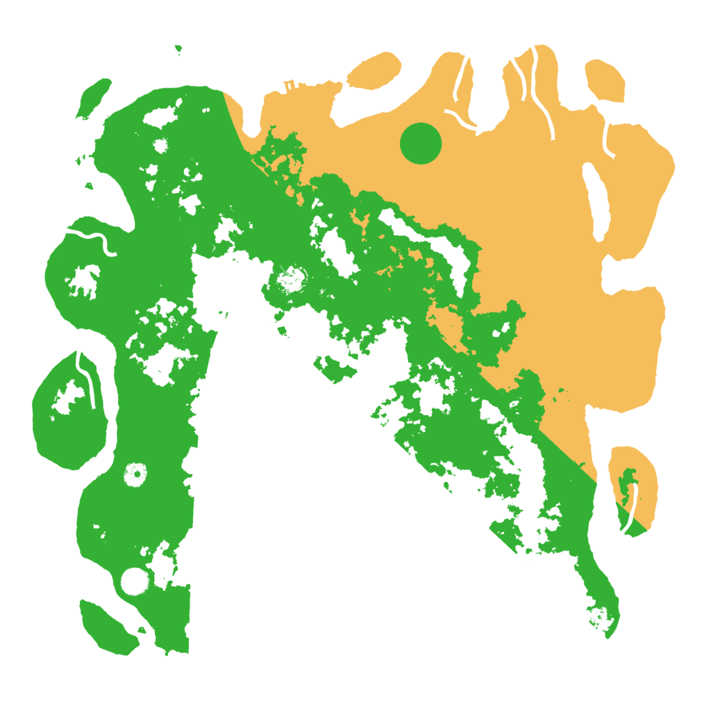 Biome Rust Map: Procedural Map, Size: 4500, Seed: 1356097871