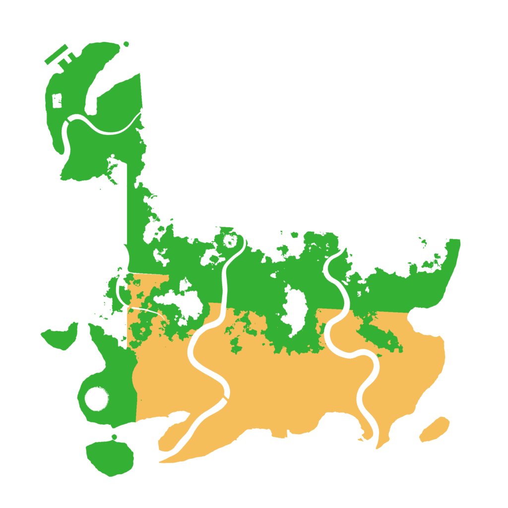Biome Rust Map: Procedural Map, Size: 3800, Seed: 20647