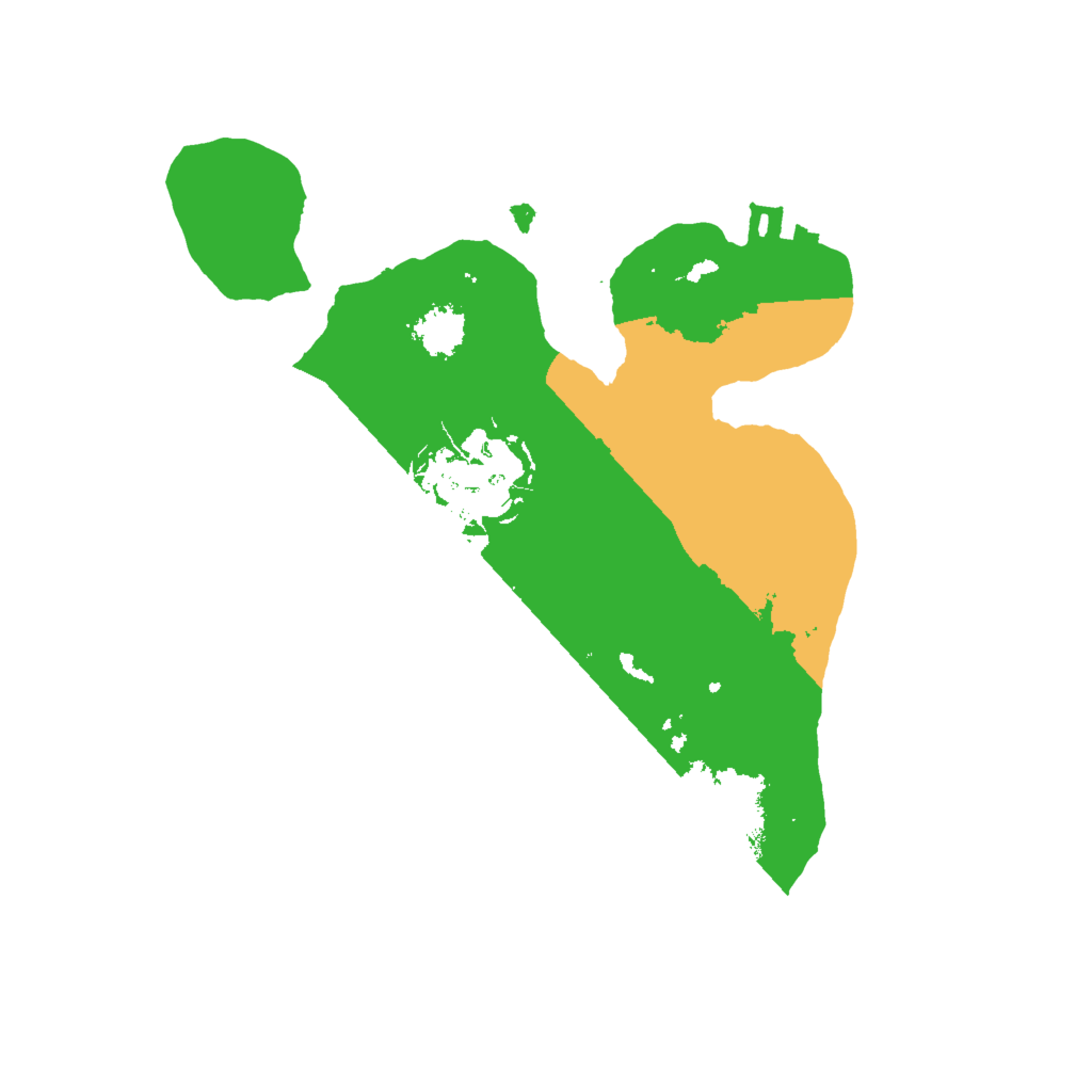 Biome Rust Map: Procedural Map, Size: 2000, Seed: 743687