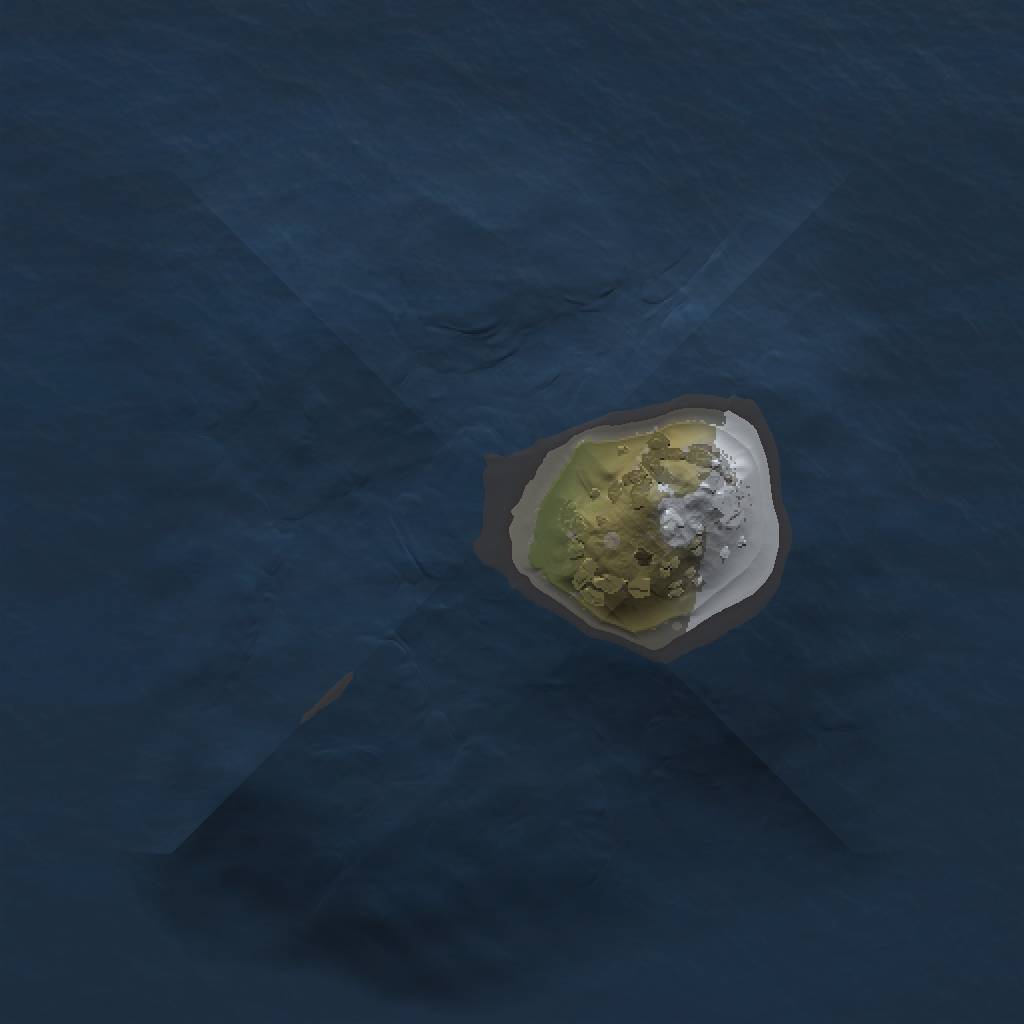 Rust Map: Procedural Map, Size: 1000, Seed: 1509035286, 3 Monuments