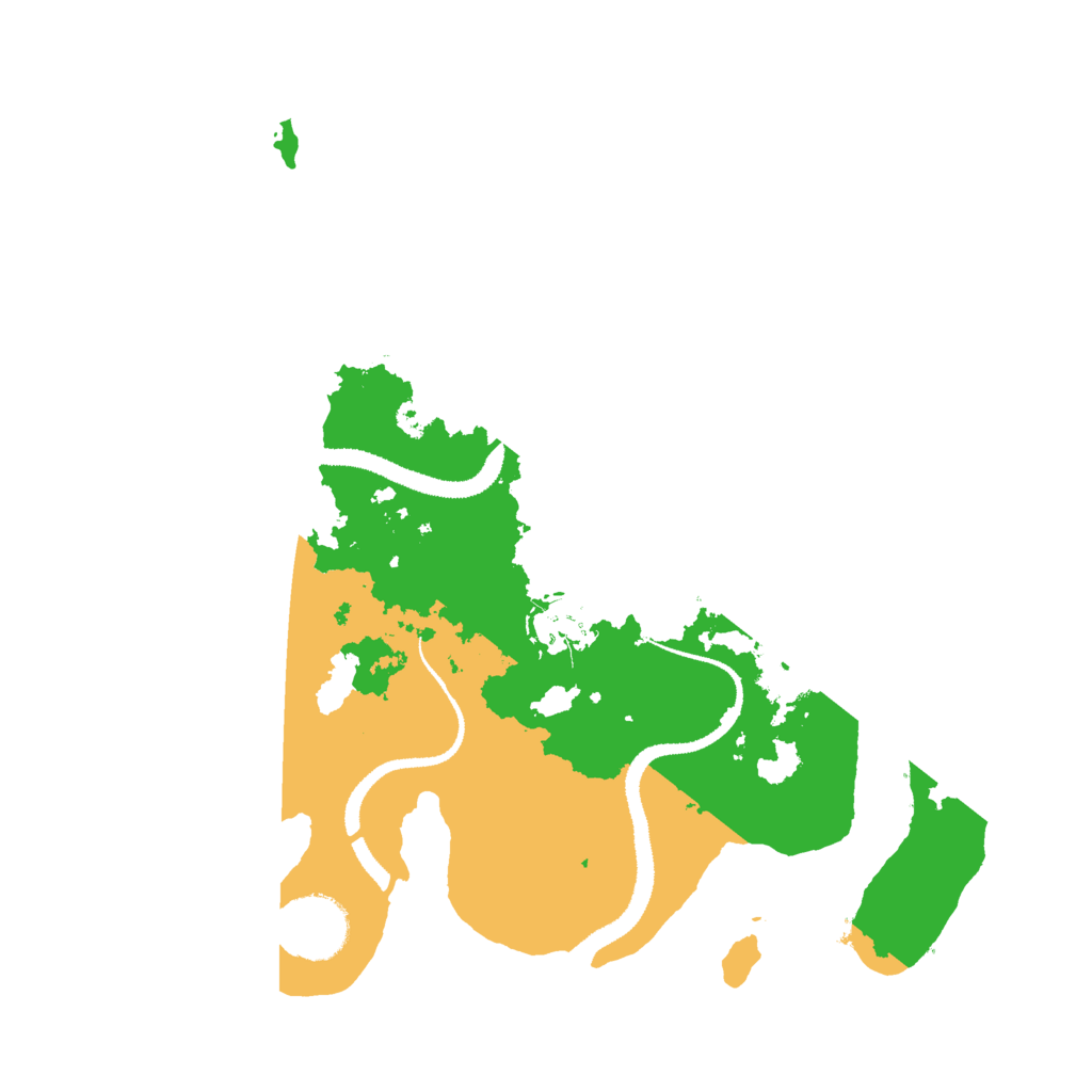 Biome Rust Map: Procedural Map, Size: 3000, Seed: 82618