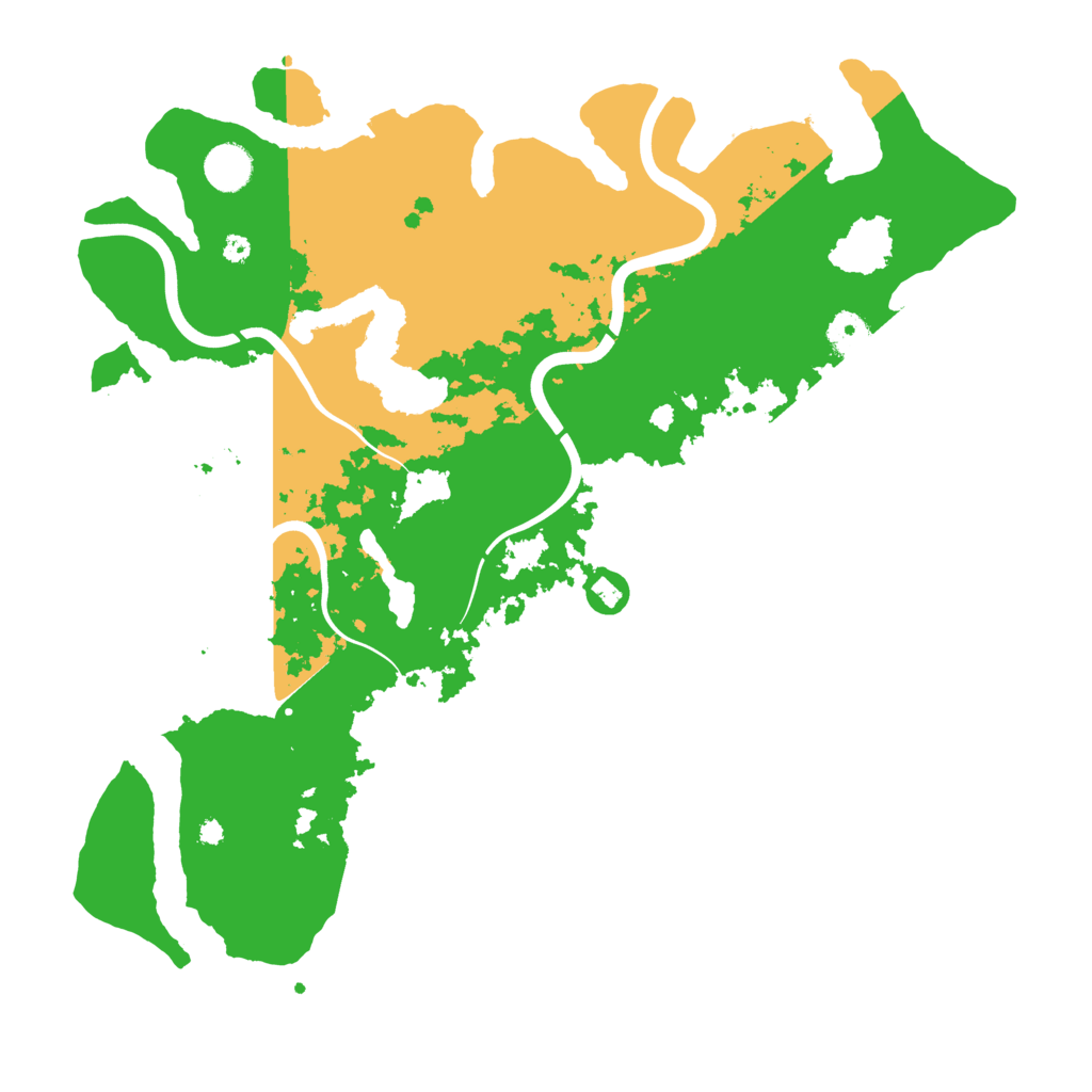 Biome Rust Map: Procedural Map, Size: 4000, Seed: 323459