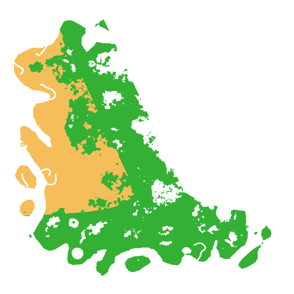 Biome Rust Map: Procedural Map, Size: 4500, Seed: 2141190799