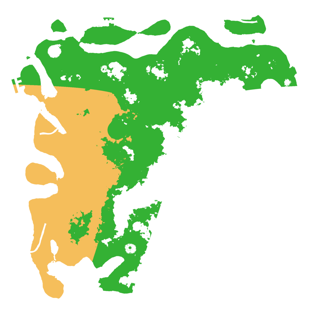 Biome Rust Map: Procedural Map, Size: 4500, Seed: 1600433437