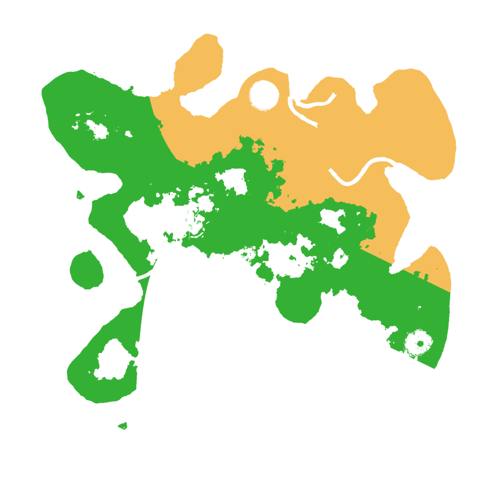 Biome Rust Map: Procedural Map, Size: 3000, Seed: 74215